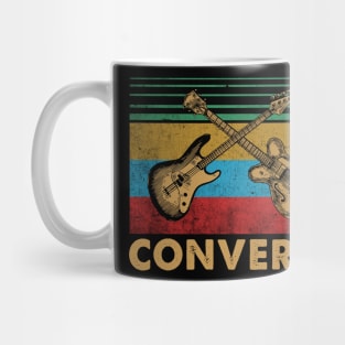 Graphic Proud Converge Name Guitars Birthday 70s 80s 90s Mug